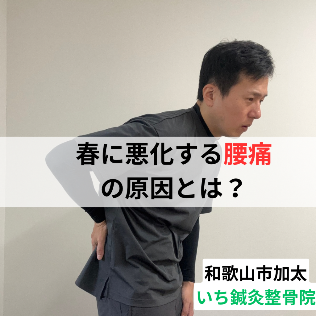 和歌山市の整体院が警鐘｜春に悪化する腰痛の原因とは